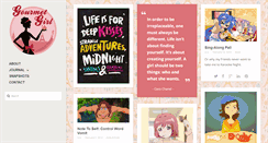 Desktop Screenshot of gourmetfashionista.com